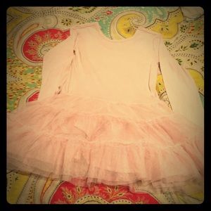Pink toole dress